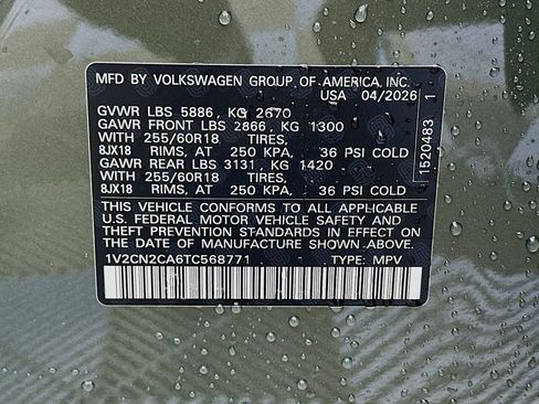 New 2026 Volkswagen Atlas Peak Edition AWD/4WD image 34