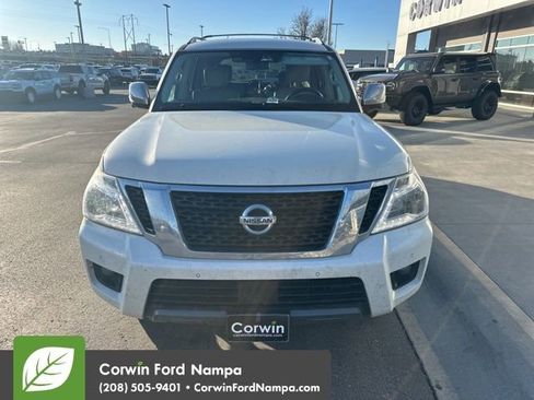 Used 2020 Nissan Armada Platinum w/ Captain's Chairs Package image 2