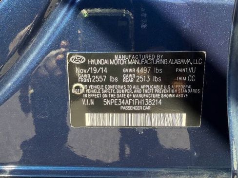 Used 2015 Hyundai Sonata Limited w/ Option Group 06 FWD image 23