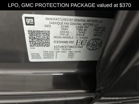 Used 2021 GMC Sierra 1500 Elevation image 7