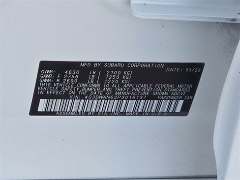 Used 2023 Subaru Legacy Limited image 16
