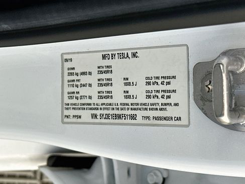 Used 2019 Tesla Model 3 Long Range AWD/4WD image 12