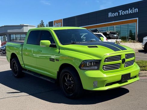 Used 2017 RAM 1500 Sport w/ Sublime Green Sport Package AWD/4WD image 2