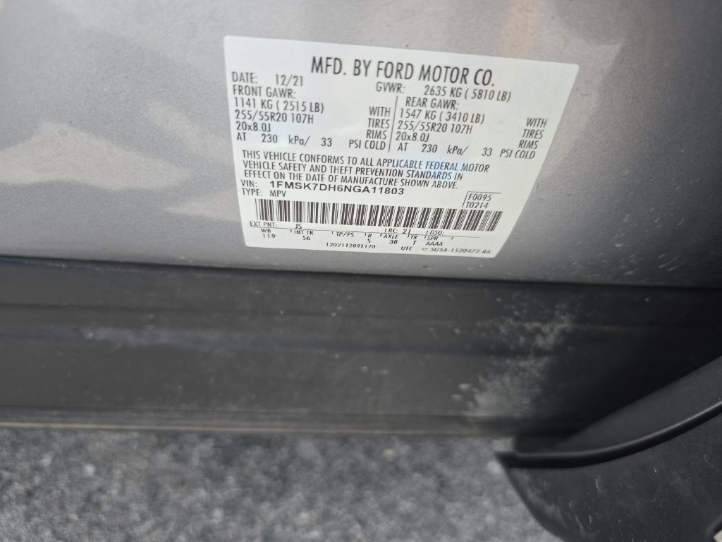 Used 2022 Ford Explorer XLT w/ Equipment Group 202A RWD image 32