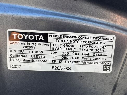 Used 2026 Toyota Corolla LE w/ Carpet Mat Package (TMS) FWD image 20