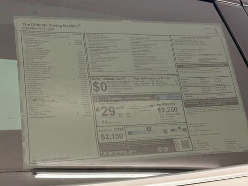 New 2026 BMW X3 xDrive30 w/ Convenience Package image 30