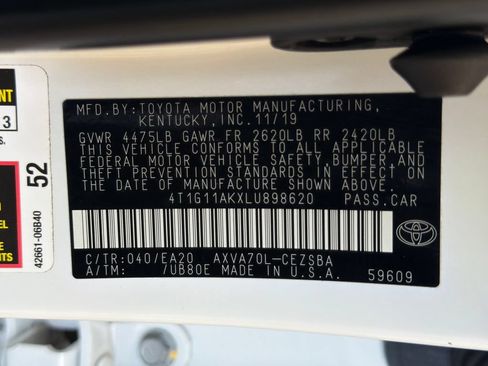 Used 2020 Toyota Camry SE FWD image 34