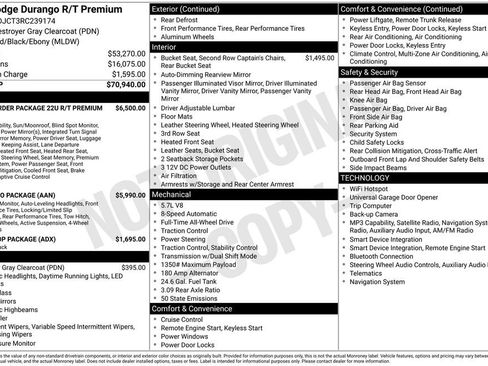 Used 2024 Dodge Durango R/T AWD/4WD image 17