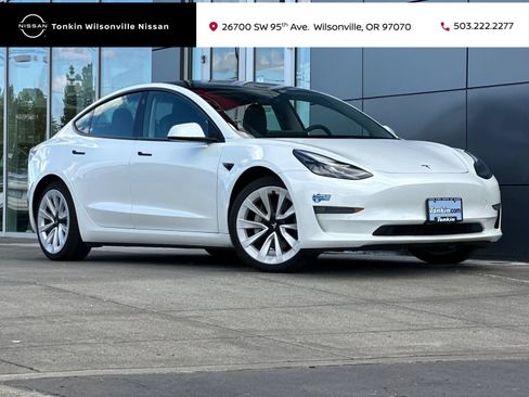 Used 2021 Tesla Model 3 Long Range AWD/4WD image 1