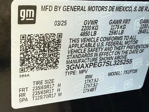 Used 2025 Chevrolet Equinox LT AWD/4WD image 40