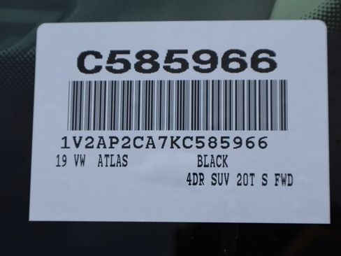 Used 2019 Volkswagen Atlas S FWD image 7