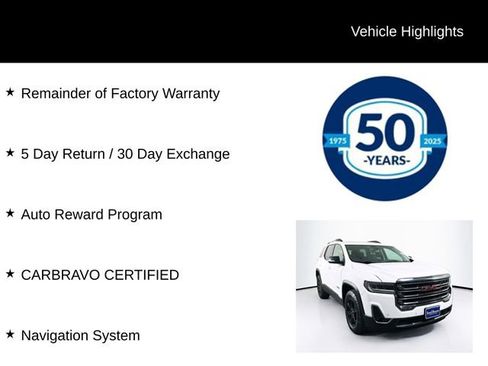 Certified 2023 GMC Acadia AT4 w/ Preferred Package AWD/4WD image 5