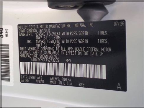 Used 2026 Toyota Sienna Limited AWD/4WD image 16