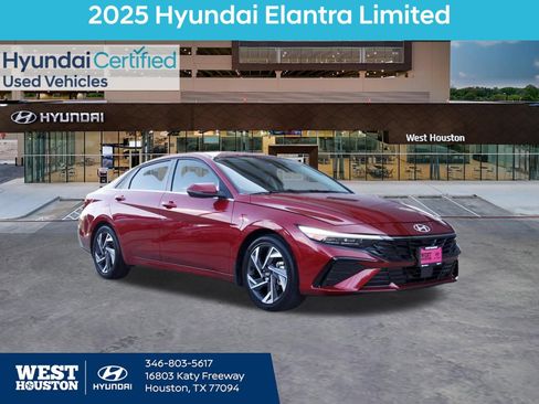 Certified 2025 Hyundai Elantra Limited FWD image 1
