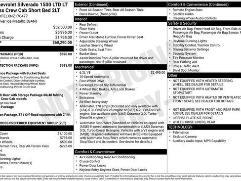 Certified 2022 Chevrolet Silverado 1500 LT Trail Boss w/ Safety Package AWD/4WD image 38