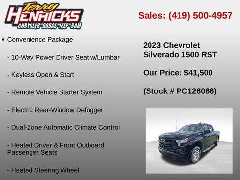 Used 2023 Chevrolet Silverado 1500 RST w/ Z71 Off-Road Package AWD/4WD image 6