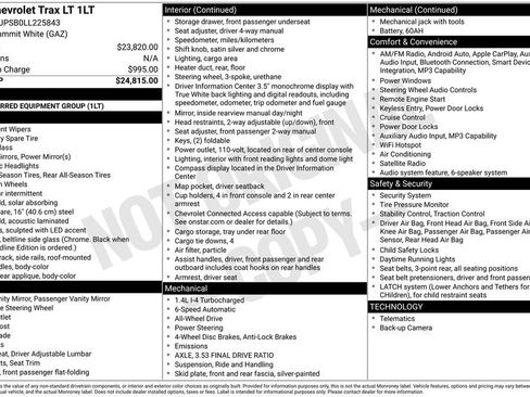 Used 2020 Chevrolet Trax LT image 15