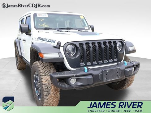 Used 2023 Jeep Wrangler Unlimited Rubicon 4xe w/ Steel Bumper Group AWD/4WD image 8