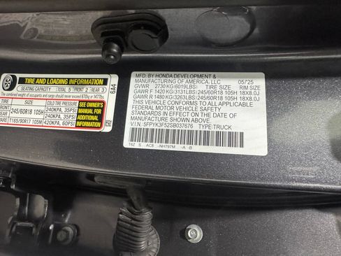 Used 2025 Honda Ridgeline RTL image 36