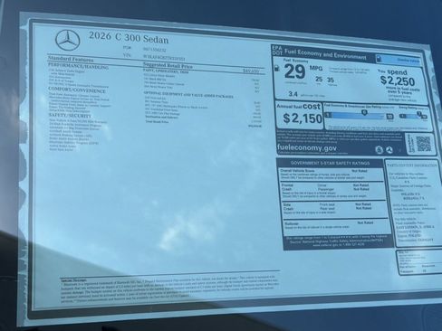 Used 2026 Mercedes-Benz C 300 Sedan image 33