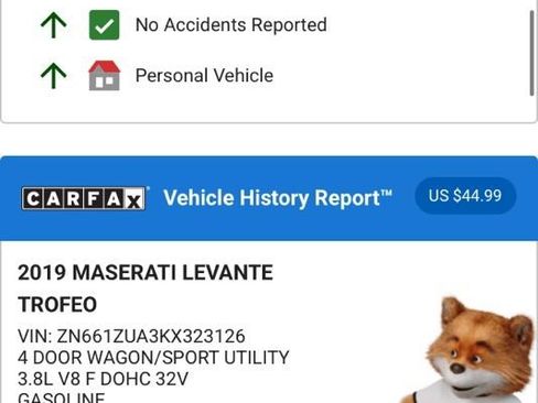 Used 2019 Maserati Levante Trofeo image 4