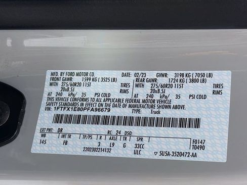 Used 2023 Ford F150 XLT w/ Equipment Group 302A High AWD/4WD image 38