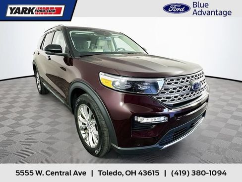 Certified 2023 Ford Explorer Limited w/ Limited Technology Package AWD/4WD image 1