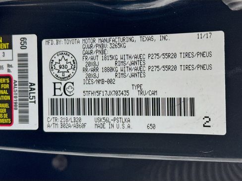 Used 2018 Toyota Tundra Limited image 38