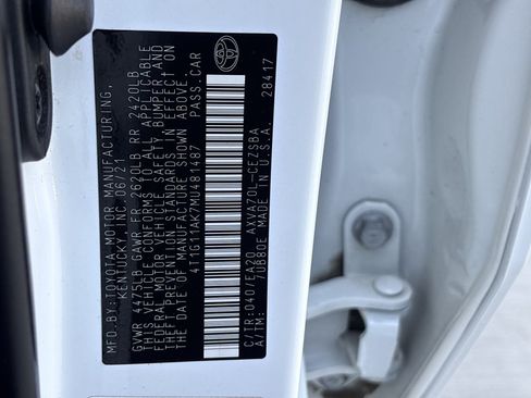 Used 2021 Toyota Camry SE w/ Carpet Mat Package (TMS) FWD image 27
