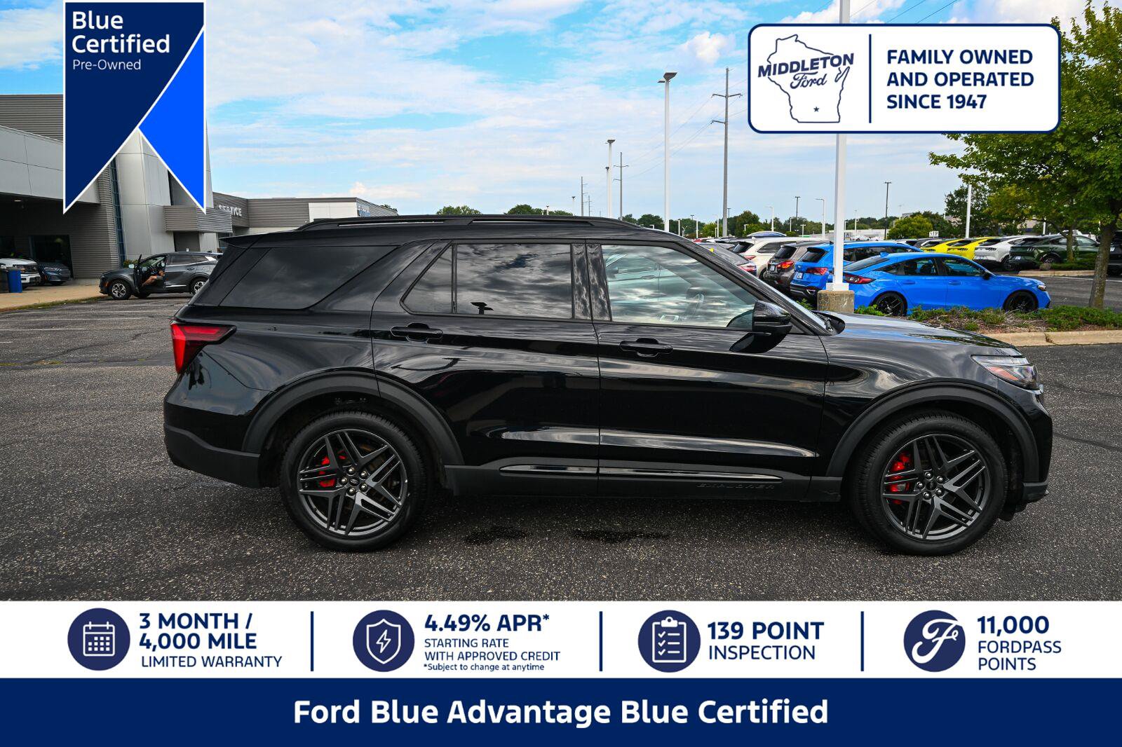 Certified 2025 Ford Explorer ST AWD/4WD image 1