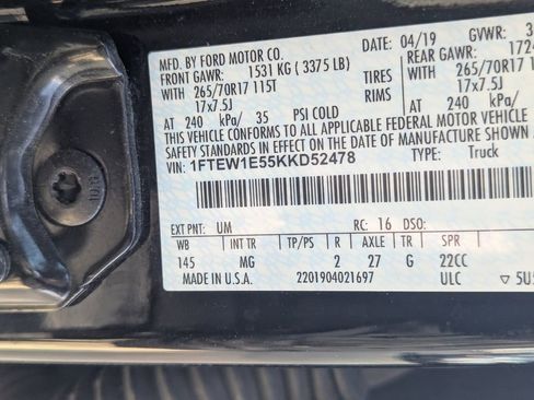 Used 2019 Ford F150 XLT w/ Equipment Group 301A Mid image 34