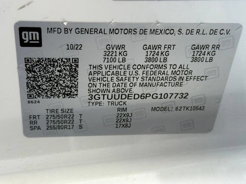 Used 2023 GMC Sierra 1500 SLT w/ SLT Premium Package AWD/4WD image 26