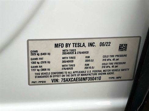 Used 2022 Tesla Model X image 32