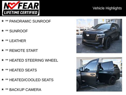 Used 2023 Cadillac Escalade V w/ LPO, ONYX Package image 2