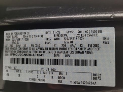 Used 2024 Ford Escape Active w/ Tech Pack #1 image 33