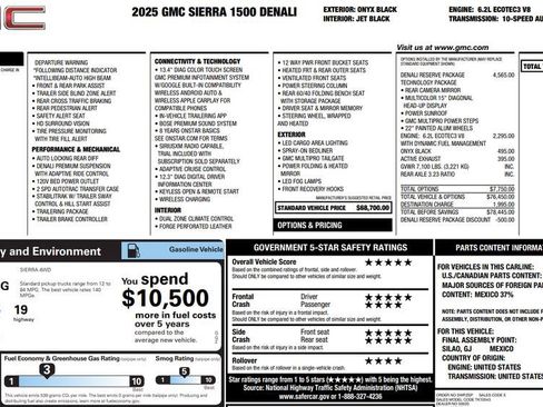 Used 2025 GMC Sierra 1500 Denali w/ Denali Reserve Package image 3