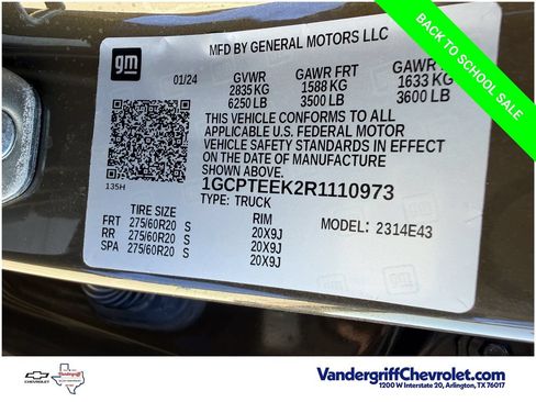 Used 2024 Chevrolet Colorado Trail Boss w/ Advanced Trailering Package AWD/4WD image 28