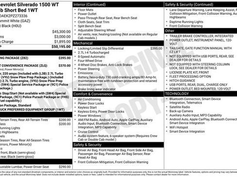 Used 2023 Chevrolet Silverado 1500 W/T w/ Trailering Package AWD/4WD image 4