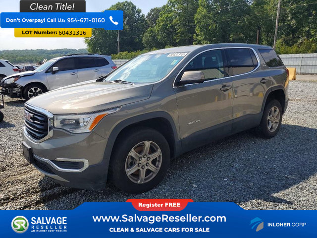 Used 2019 GMC Acadia SLE FWD image 1