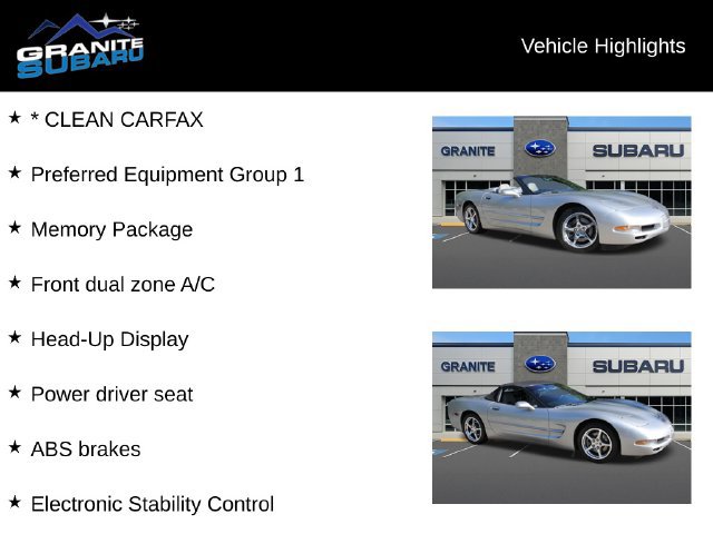 Used 2004 Chevrolet Corvette Convertible w/ Preferred Equipment Group RWD image 2