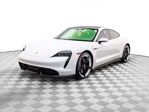 Certified 2021 Porsche Taycan Turbo S AWD/4WD image 1