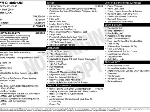 Used 2025 BMW X1 xDrive28i w/ Technology Package AWD/4WD image 31