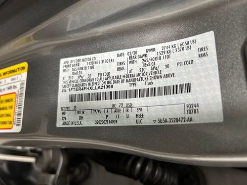 Used 2020 Ford Ranger Lariat w/ Technology Package AWD/4WD image 33