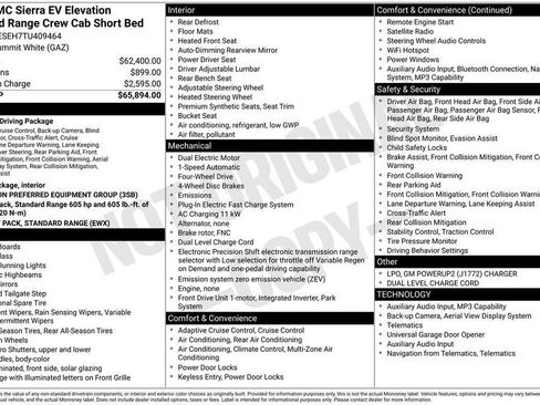 New 2026 GMC Sierra EV Elevation AWD/4WD image 26