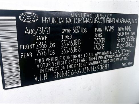 Used 2022 Hyundai Santa Fe XRT w/ Cargo Package image 33