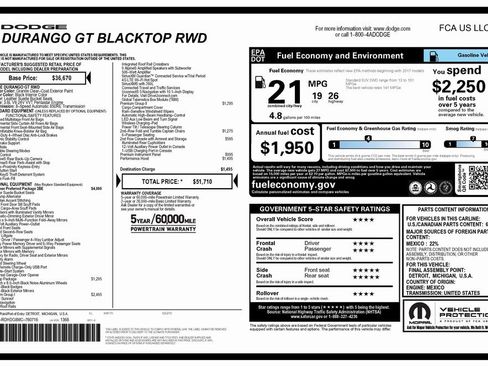 Certified 2021 Dodge Durango GT image 4