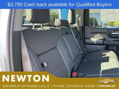 New 2026 Chevrolet Silverado 1500 Custom w/ Turbomax Blackout Package AWD/4WD image 25