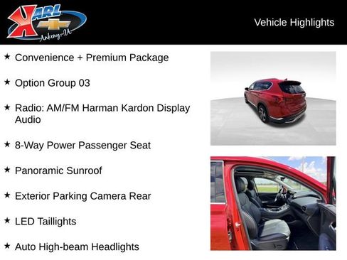 Used 2022 Hyundai Santa Fe SEL w/ Convenience + Premium Package AWD/4WD image 2