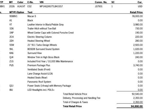 New 2026 Porsche Macan S image 41