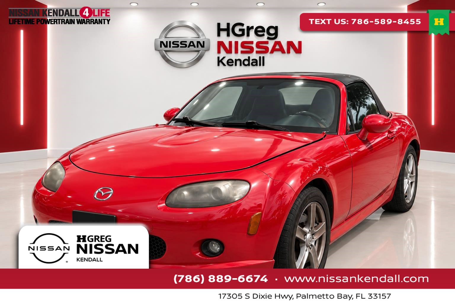 Used 2006 MAZDA MX-5 Miata Touring w/ Appearance Pkg RWD image 1